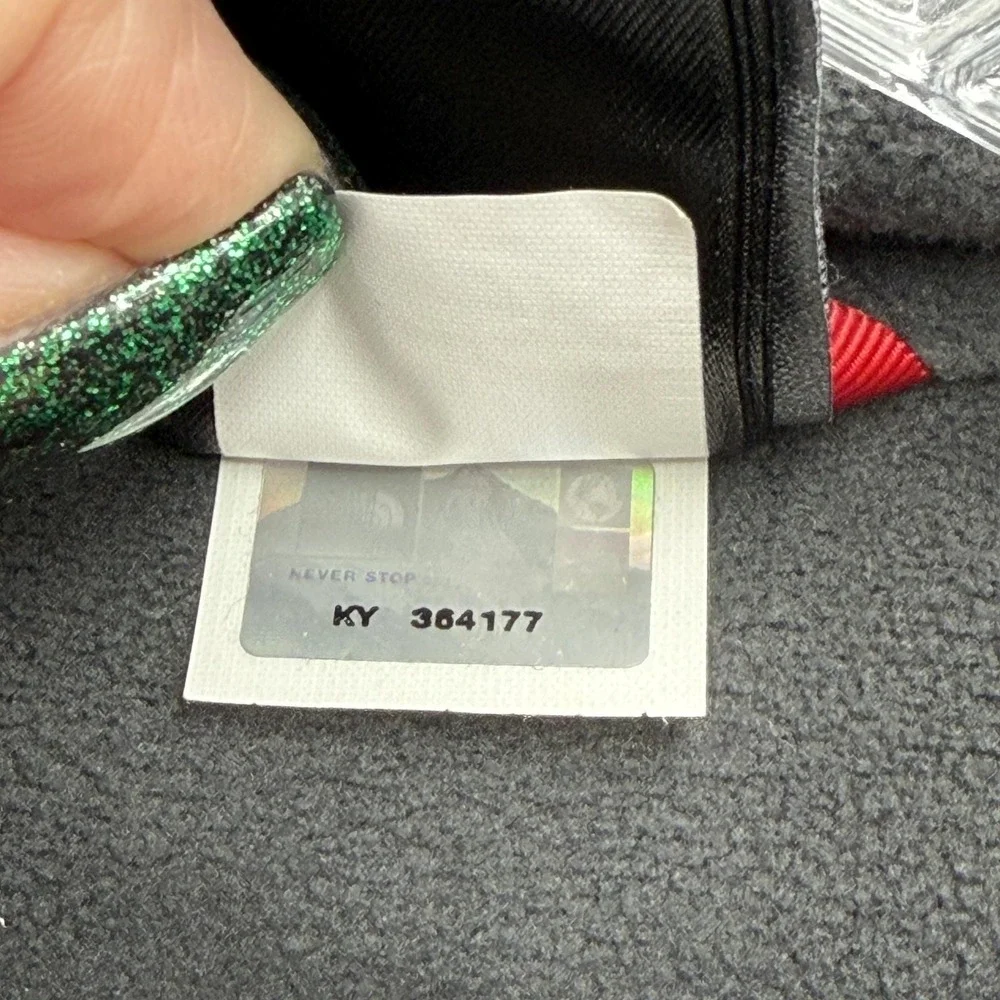The North Face FlashDry Pullover Mens Large Gray Half Zip Softshell Fleece Lined